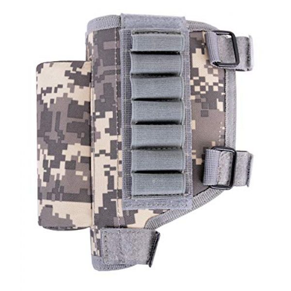 Lizipai Tactical Pouch 5 Lizipai Tactical Drop Leg Holster, Adjustable Leg Holster Bag; Tactical Buttstock Pouch, Butt Stock Holder Ammo Pouch