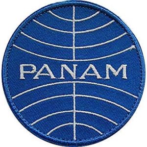 Embroidery Patch Airsoft Morale Patch 1 Pan Am Airlines Military Hook Loop Tactics Morale Embroidered Patch