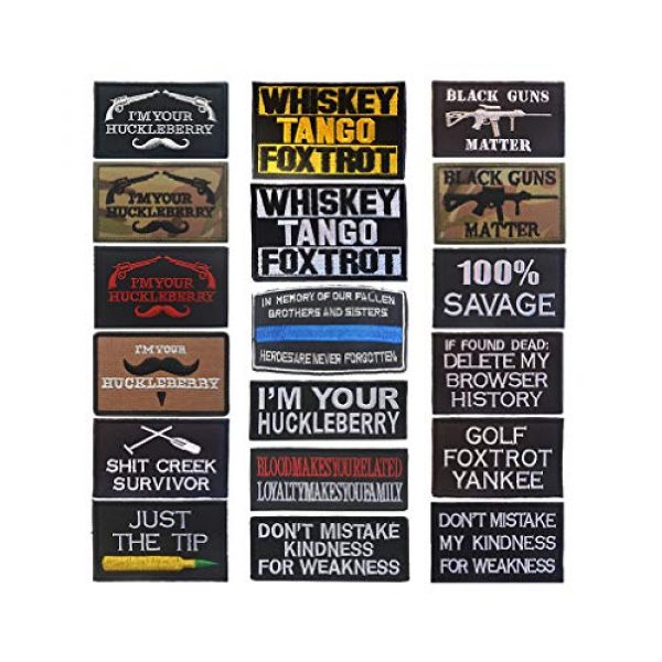 ShowPlus Airsoft Morale Patch 2 ShowPlus in Memory of Our Fallen Brothers and Sisters Heroes are Never Forgotten Patch Tactical Morale Embroidered Patch (in Memory of Our Fallen Brothers and Sisters)