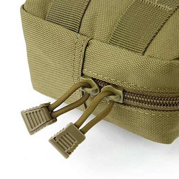 anyilon Tactical Pouch 7 anyilon Multifunction Tactical Molle Pouch Zipper Closure Large Waist Pack Outdoor Backpack Attachment Camping Hiking Pouch