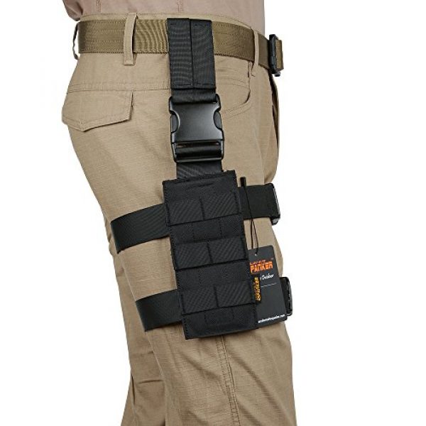 EXCELLENT ELITE SPANKER Tactical Pouch 5 EXCELLENT ELITE SPANKER Tactical Drop Leg Holster Adjustable Drop Leg Platform Molle Module Universal Bag for Left/Right Leg