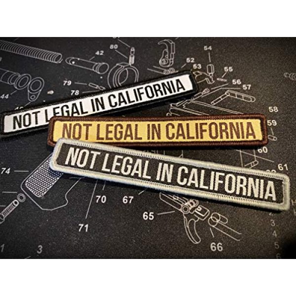 F-Bomb F Morale Gear Airsoft Morale Patch 2 Not Legal in California - Embroidered Morale Patch with Hook Backing (Arid)