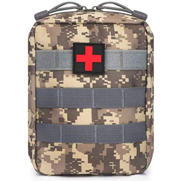 PXDREAM Tactical Pouch 1 PXDREAM Tactical Medical Utility Bag First Aid Kit Pouch - Green Camo