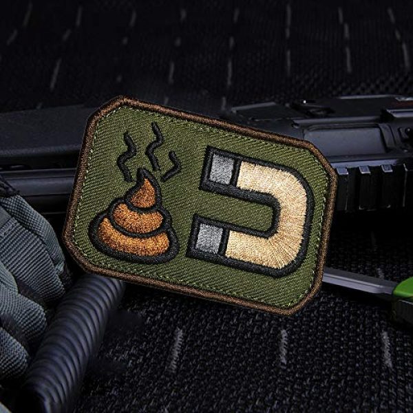 Morton Home Airsoft Morale Patch 3 Morton Home Sht Magnet Hook and Loop Patch (Forest)