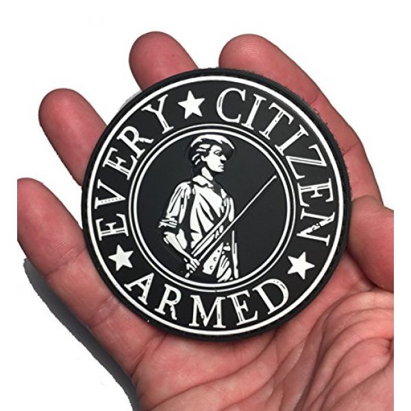 Empire Tactical USA Airsoft Morale Patch 2 3" Every Citizen Armed Patriot military morale Patch (hook/loop)