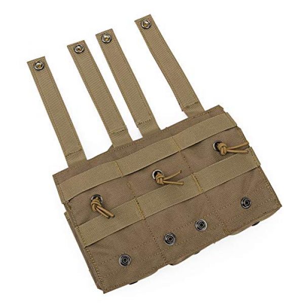 QJang Tactical Pouch 3 QJang Triple Open Drawstring Water Bottle Pouch Holster Tactical Radio Holder Carrier Sports Pistol Magazine Case for Hunting Fishing Climbing