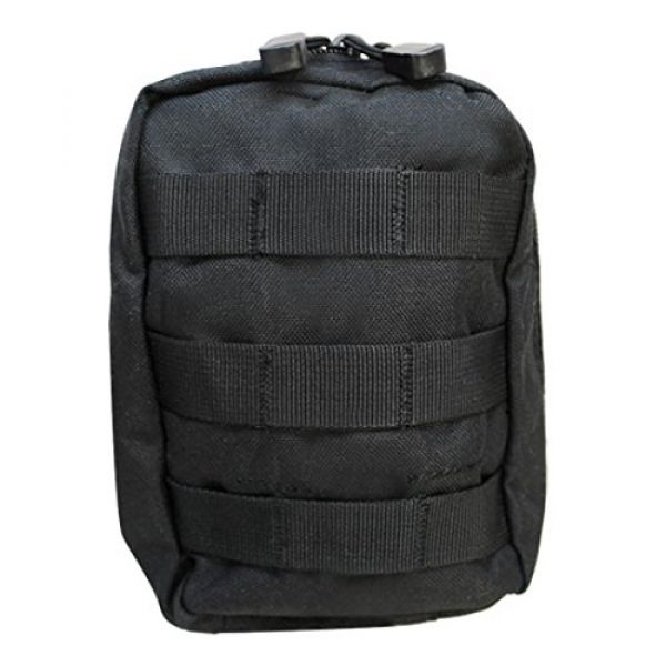 MH GLOBAL Tactical Pouch 1 MOLLE EMT Pouch Tactical Medic First Aid Pouch - BLACK