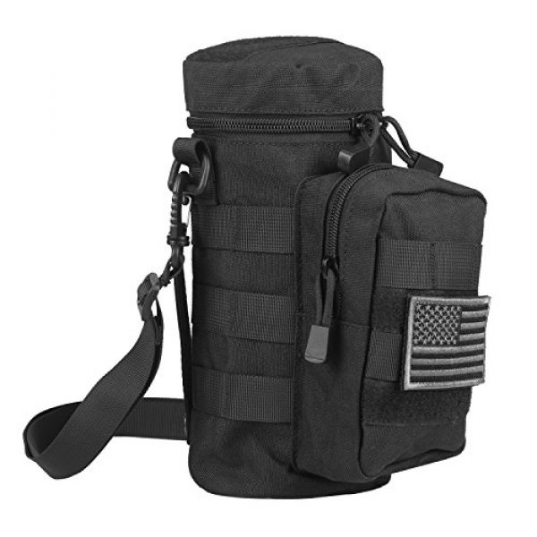 AMYIPO Tactical Pouch 1 AMYIPO Tactical MOLLE Water Bottle Pouch Holder Storage Bag for 32oz Carrier