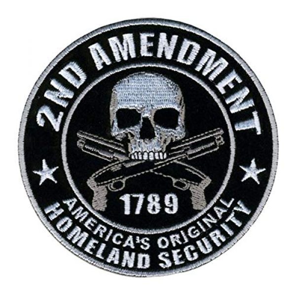 RILU Airsoft Morale Patch 1 2nd Ammendment Patch-3D Embroidered