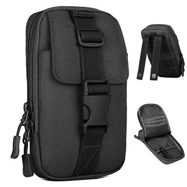 BAIGIO Tactical Pouch 1 BAIGIO Molle Tactical Pouch Phone Holder EDC Pouch Tool Holder Purse Military Belt Pouch