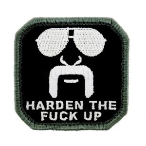Zombie Empire Airsoft Morale Patch 1 The Tactical Harden the Fuck up Patch Combat Army Morale Patch