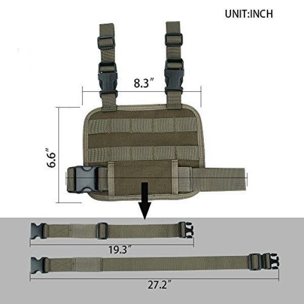 EXCELLENT ELITE SPANKER Tactical Pouch 2 EXCELLENT ELITE SPANKER Tactical Drop Leg Platform MOLLE Adjustable Drop Leg Panel for Pistol Holster