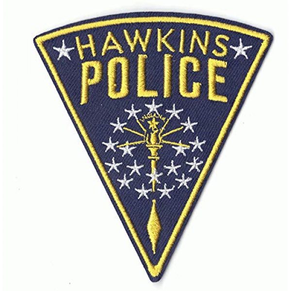 Ebateck Airsoft Morale Patch 3 Ebateck Hawkins Police Patch, 2 Pack, Stranger Things Badge Morale Patches