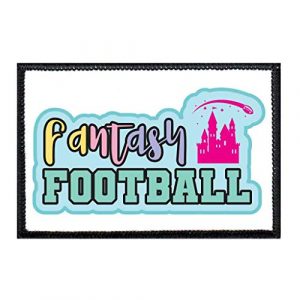P PULLPATCH Airsoft Morale Patch 1 Fantasy Football - Castle - Color Morale Patch | Hook and Loop Attach for Hats, Jeans, Vest, Coat | 2x3 in | by Pull Patch