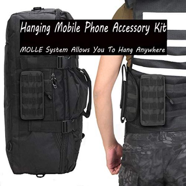 AOCKS Tactical Pouch 2 AOCKS Tactical Molle Pouch Tactical Compact Water-Resistant EDC Pouch for Tactical Backpack Assault Rig Vest
