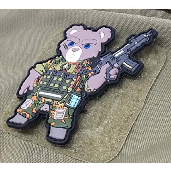 TacOpsGear Airsoft Morale Patch 3 PATCHLAB Army Police Patriot Soldier Veteran Teddy Patch