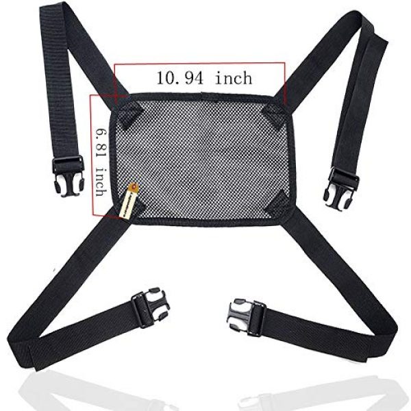 Lsgoodcare Tactical Pouch 5 Lsgoodcare Universal Chest Vest Rig Pouch Bag, Adjustable Multi-Functional Outdoor Military Molle Tool Pack, Tactical Medical First Aid Pouch Phone Holder Case Hunting Bag for Men Women (black)