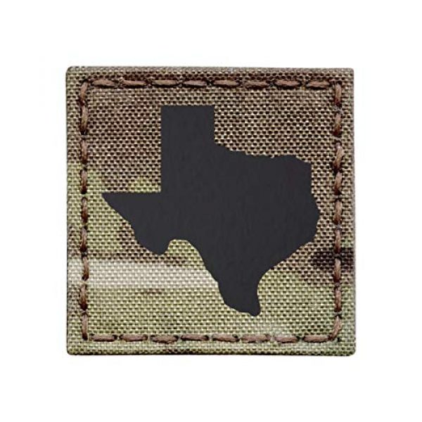Tactical Freaky Airsoft Morale Patch 1 Texas Multicam Infrared IR 2x2 Tactical Morale Hook&Loop Patch