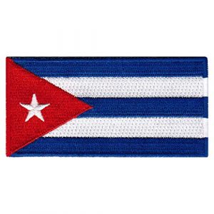 Cypress Collectibles Embroidered Patches Airsoft Morale Patch 1 Cuba Flag Embroidered Patch Cuban Iron-On National Emblem