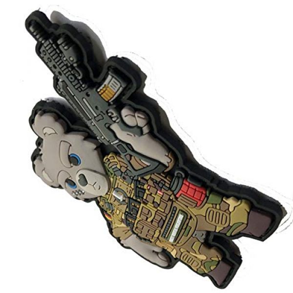 TacOpsGear Airsoft Morale Patch 6 Multicamo German Bundeswehr Tactical Teddy Patch