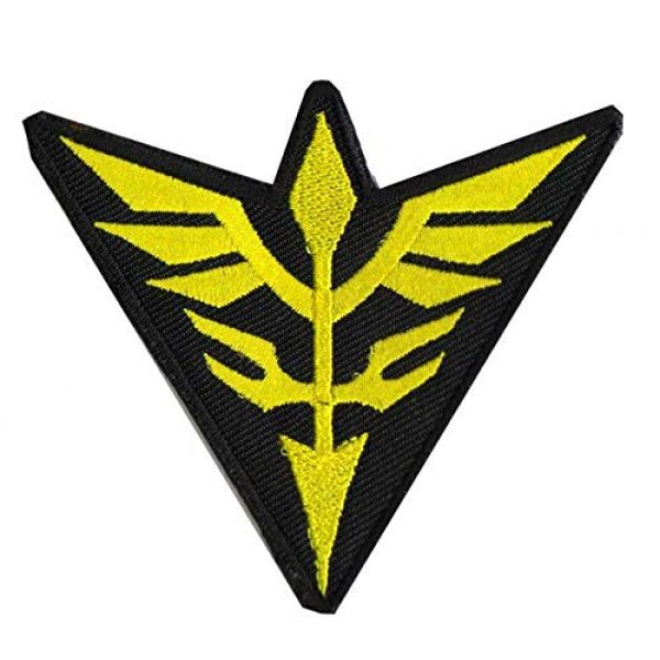 Tactical Embroidery Patch Airsoft Morale Patch 2 Mobile Suit Gundam UC Unicorn Neo Zeon Tactical Embroidery Patch Hook & Loop Morale Patch Military Patch for Clothing Accessory Backpack Armband (2pcs)