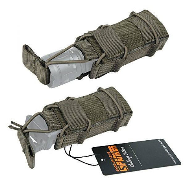 EXCELLENT ELITE SPANKER Tactical Pouch 3 EXCELLENT ELITE SPANKER Open Top Single Pistol Mag Pouch Flashlight Holder Magazine for Glock19 M1911 Magazines
