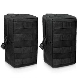 WYNEX Tactical Pouch 1 WYNEX 2 Pack Molle Pouches, Tactical EDC Utility Pouch Compact Water-Resistant, Organize Small Gear Gadget for Military Backpack