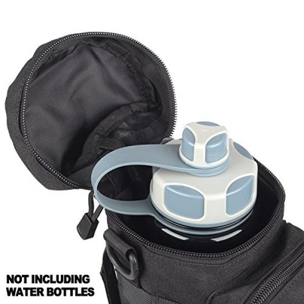 AMYIPO Tactical Pouch 2 AMYIPO Tactical MOLLE Water Bottle Pouch Holder Storage Bag for 32oz Carrier