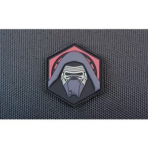 BritKitUSA Airsoft Morale Patch 1 BritKitUSA 3D PVC Kylo Ren GITD Morale Patch Star Wars Last Jedi Episode 8 Hook Backing