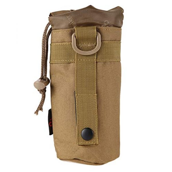 Ponis-Limos Tactical Pouch 7 Ponis-Limos - Outdoor Tactical Gear Military Molle System Water Bottle Bag Kettle Pouch Holder Black/Khaki/CP/DCU