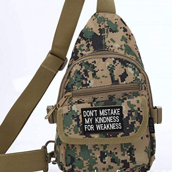 Morton Home Airsoft Morale Patch 7 Morton Home Don't Mistake My Kindness for Weakness Tactical Military Morale Patch - 3.15"x2"