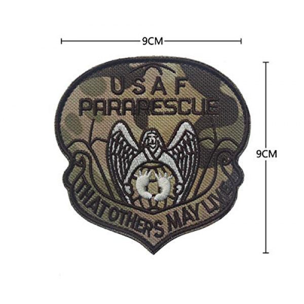 Zhikang68 Airsoft Morale Patch 4 US Air Force Patch USAF Emblem United States Paratrooper Tactical America Military Embroidered Morale Badges Applique for Coat Jacket Gear Cap Hat Backpack (Set 9)