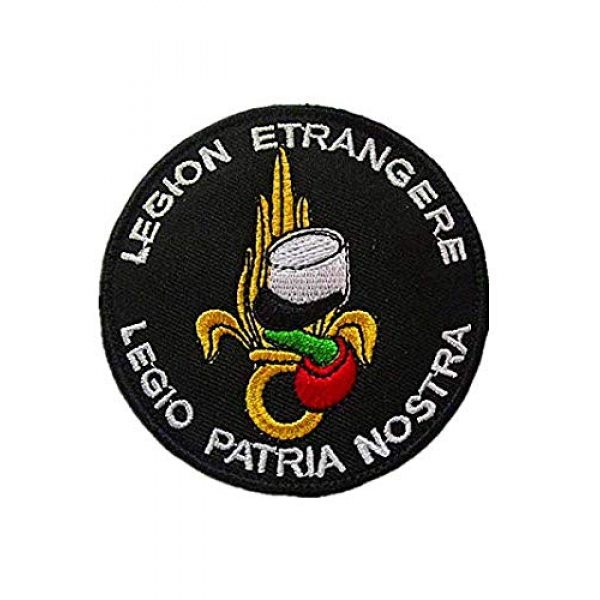 Embroidery Patch Airsoft Morale Patch 1 French Legion Etrangere"Legio Patria Nostra" Military Hook Loop Tactics Morale Embroidered Patch