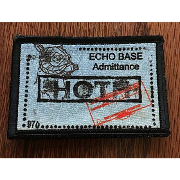RedheadedTshirts Airsoft Morale Patch 2 Star Wars HOTH Passport Stamp Morale Patch. 2x3" Hook and Loop Patch. Made in The USA