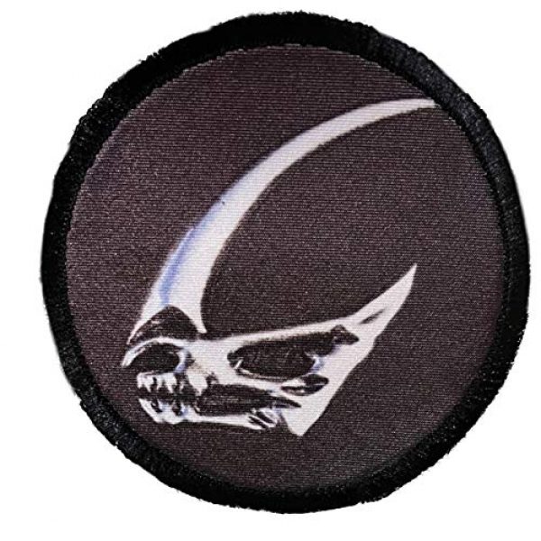 RedheadedTshirts Airsoft Morale Patch 1 3" Mandalorian Mudhorn Morale Patch Morale Patch Tactical Military Hook and Loop Made in The USA Perfect for Your Rucksack, Pack Bag, Molle Gear, Operator hat or Cap!