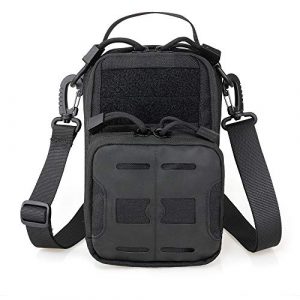 LIVANS Tactical Pouch 1 LIVANS Tactical Essential Pouch, EDC Tool Pouches Daily Carry EMT Organizer Admin Waist Bag Utility Pack Tool Holder with Shoulder STRP