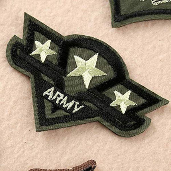 Fexo Airsoft Morale Patch 2 Tactical Military Combat Morale Patch 10 PCS Assorted US Military Patches Set for Caps, Bags, Backpacks, Tactical Vest, Military Uniforms