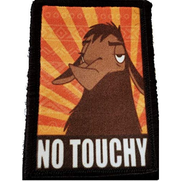 RedheadedTshirts Airsoft Morale Patch 1 No Touchy Emporers New Groove Morale Patch Funny Tactical Military by RedheadedTshirts. Made in The USA!