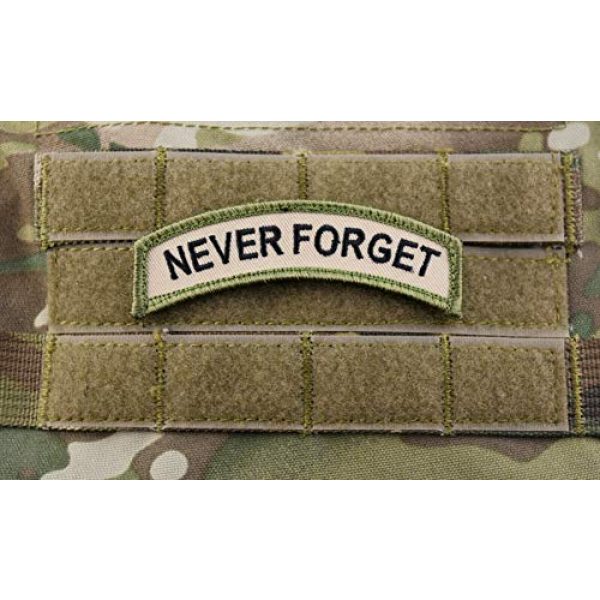 BritKitUSA Airsoft Morale Patch 1 BritKitUSA Never Forget Tab Patch Multicam US Army Morale Patch 9/11 NYC NYFD NYPD PAPNYNJ