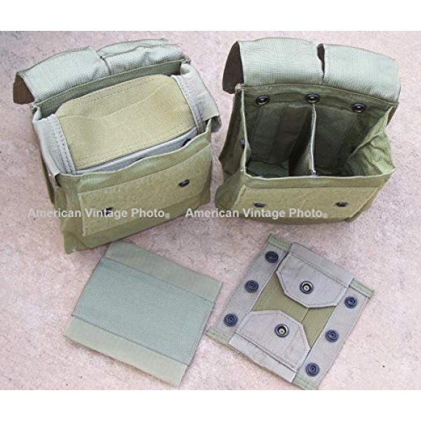 MILITARY Tactical Pouch 2 MILITARY Pair Issue Magazine Ration Ammo Dump Pouch Case