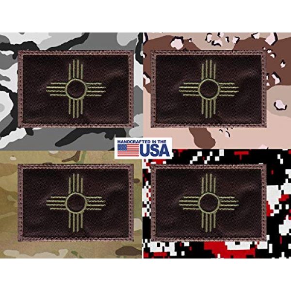 Tactical Patch Works Airsoft Morale Patch 4 New Mexico Zia Symbol State Flag Patch