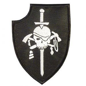 LEGEEON Airsoft Morale Patch 1 LEGEEON US Navy Seals Silver Squadron Kopfjager DEVGRU ST6 NSWDG Morale Hook-and-Loop Patch