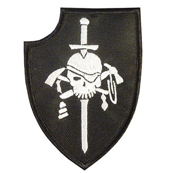 LEGEEON Airsoft Morale Patch 1 LEGEEON US Navy Seals Silver Squadron Kopfjager DEVGRU ST6 NSWDG Morale Hook-and-Loop Patch