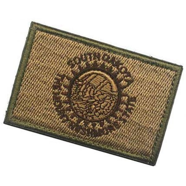 Embroidery Patch Airsoft Morale Patch 3 US South Dakota State Flag Military Hook Loop Tactics Morale Embroidered Patch