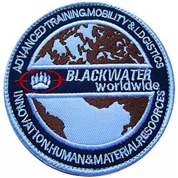 Embroidery Patch Airsoft Morale Patch 1 Blackwater Military Hook Loop Tactics Morale Embroidered Patch