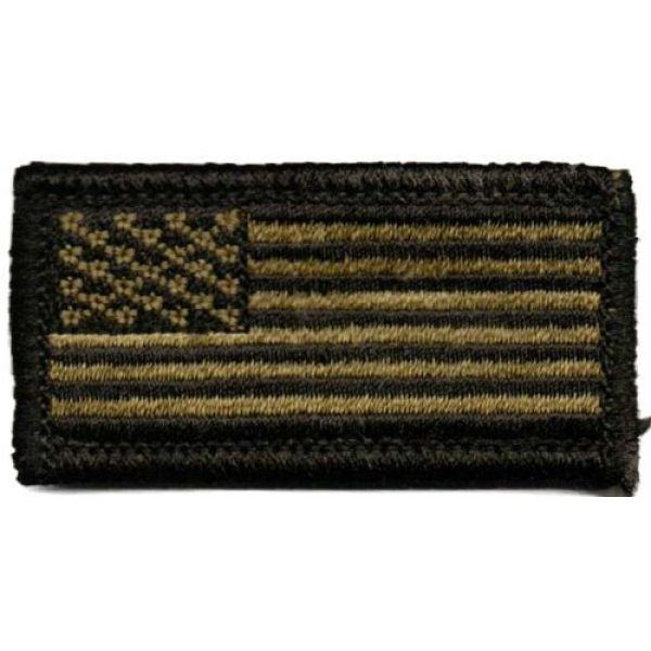 Gadsden and Culpeper Airsoft Morale Patch 1 USA Mini Tactical Patch - Olive Drab