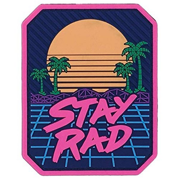 MilSpec Monkey Airsoft Morale Patch 1 MilSpec Monkey Stay Rad PVC Patch
