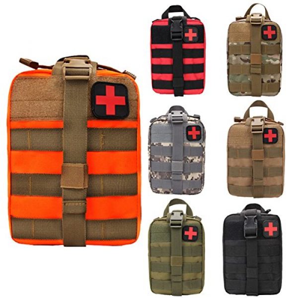 Freeas Tactical Pouch 2 Freeas Tactical MOLLE EMT Medical First Aid IFAK Rip-Away Utility Pouch