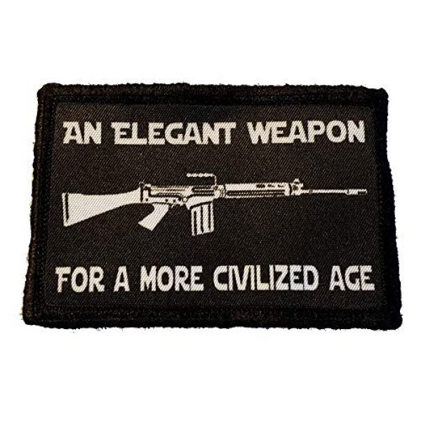 RedheadedTshirts Airsoft Morale Patch 1 FN FAL Star Wars an Elegant Weapon Morale Patch. 2x3" Hook Patch. Redhaededtshirts Made in The USA