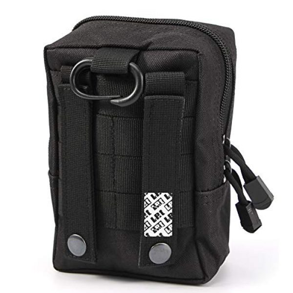 LefRight Tactical Pouch 3 LefRight 2 Pack Small Molle Pouch Multipurpose EDC Compact Admin Pouch Utility Tool Bag combo Clips
